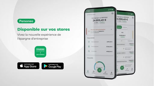 Je gère avec l'appli PERSONEO