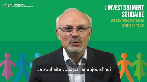 BNP Paribas E&RE et le solidaire : Interview de Christian Borsoni