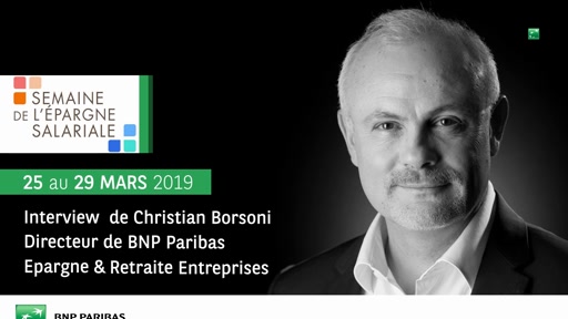 Semaine de l'Epargne Salariale 2019 - Itw de Christian Borsoni